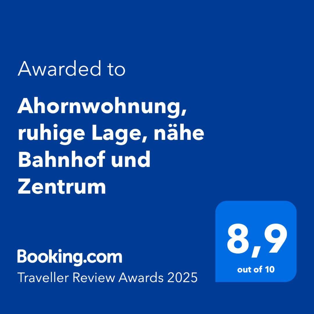 בוקס Ahornwohnung, Ruhige Lage, Naehe Bahnhof Und Zentrum מראה חיצוני תמונה